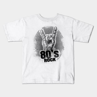 '80s Rock On Band' Awesome Eighties Vintage Gift Kids T-Shirt